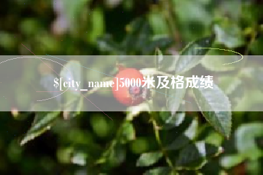 重庆5000米及格成绩