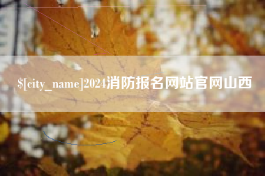 重庆2024消防报名网站官网山西
