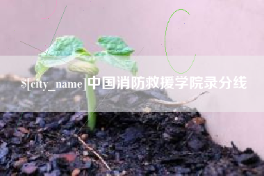 重庆中国消防救援学院录分线