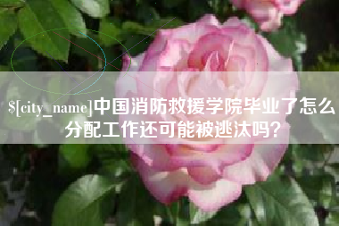 重庆中国消防救援学院毕业了怎么分配工作还可能被逃汰吗？