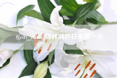 重庆森林消防日是哪一天