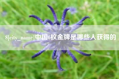 重庆中国6枚金牌是哪些人获得的