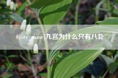 重庆九宫为什么只有八卦