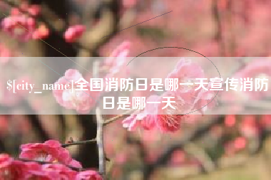 重庆全国消防日是哪一天宣传消防日是哪一天