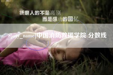 重庆中国消防救援学院 分数线