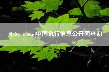重庆中国执行信息公开网查询