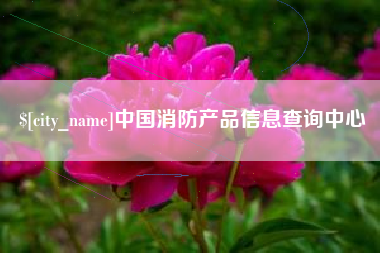 重庆中国消防产品信息查询中心