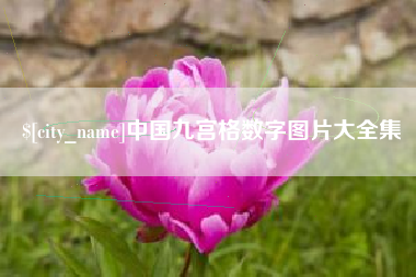 重庆中国九宫格数字图片大全集