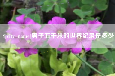 重庆男子五千米的世界纪录是多少