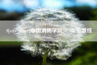 重庆中国消防学院2024年分数线