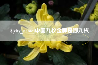 重庆中国九枚金牌是哪九枚