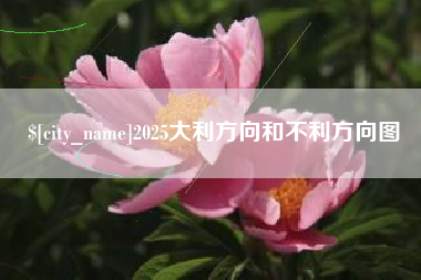 重庆2025大利方向和不利方向图