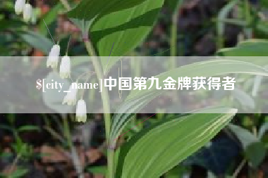 重庆中国第九金牌获得者