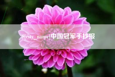 重庆中国冠军手抄报