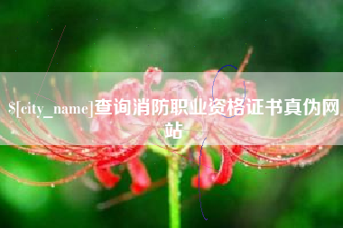 重庆查询消防职业资格证书真伪网站