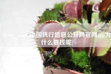 重庆中国执行信息公开网官网app为什么要钱呢