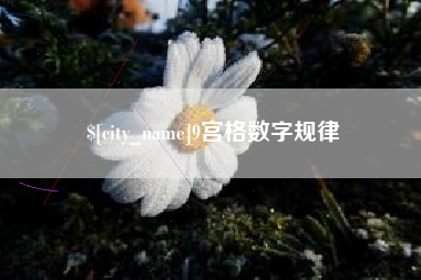 重庆9宫格数字规律
