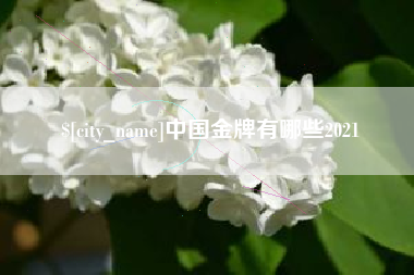 重庆中国金牌有哪些2021